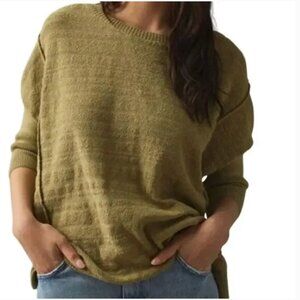 Anthropologie Pilcro Slouchy Relaxed Fit Dolman Sleeve Cotton Sweater